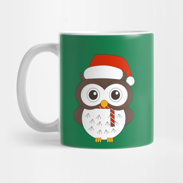 Christmas Mr. Owl Digital Art | Christmas Special | illusima by illusima